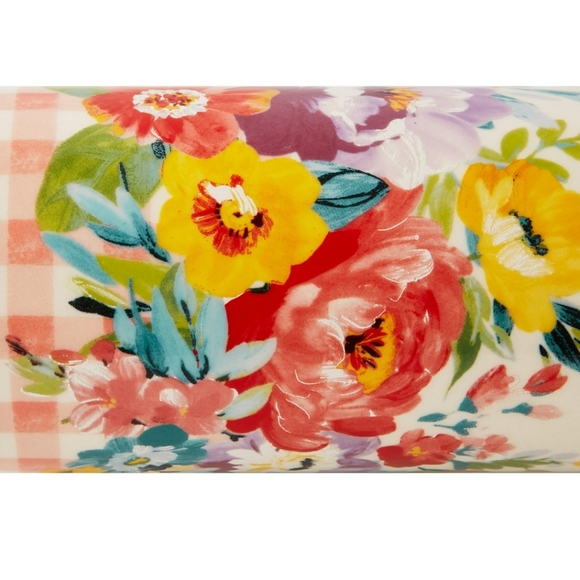 ❤️ New Pioneer Woman Sweet Romance Blossoms  Rolling Pin - Picture 3 of 4